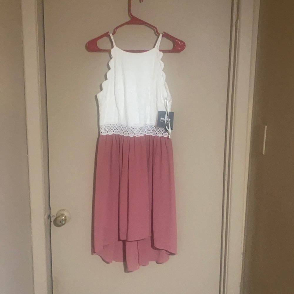 Hi low dress, knee length